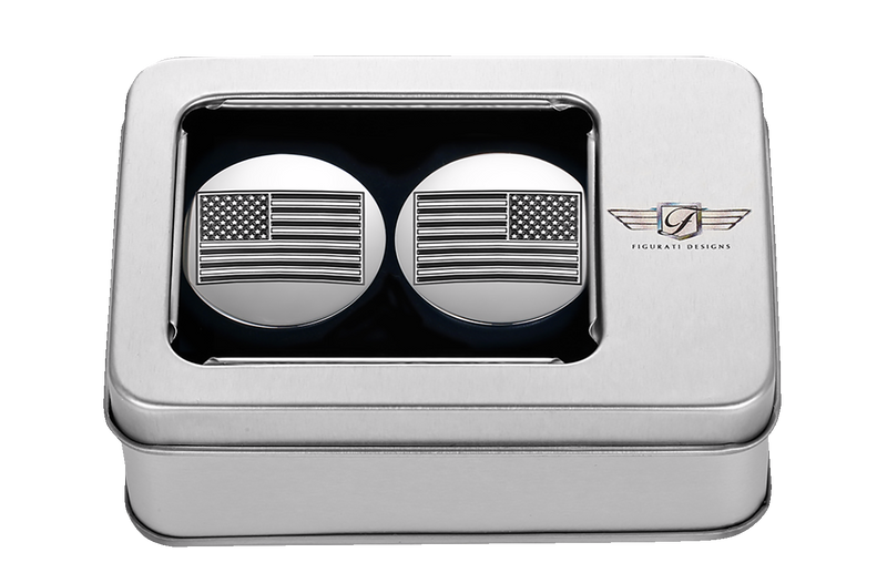 FIGURATI DESIGNS Swing Arm Covers - Contrast Cut - Silver FD26R-AF-CC-SS