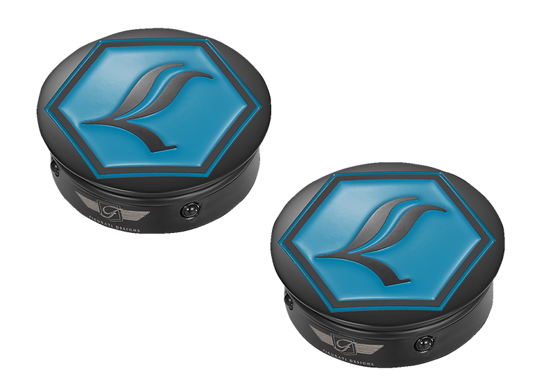 FIGURATI DESIGNS Swing Arm Covers - Black FD02-LGD-BLK