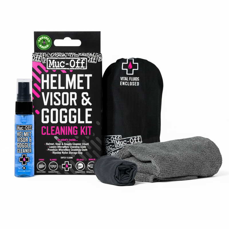 MUC-OFF USA Visor, Lens & Goggle Cleaning Kit 20802