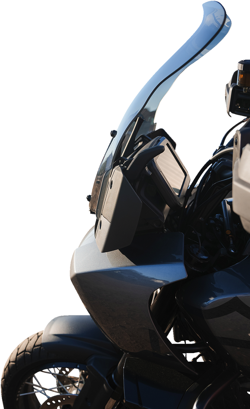 KLOCK WERKS Flare* Windshield - 15.5" - 2021-2023 PAN AMERICA Tint