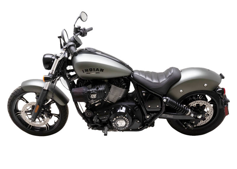 MUSTANG Runaround Seat - Solo - Black - Tuck-n-Roll - Chief '22-'24