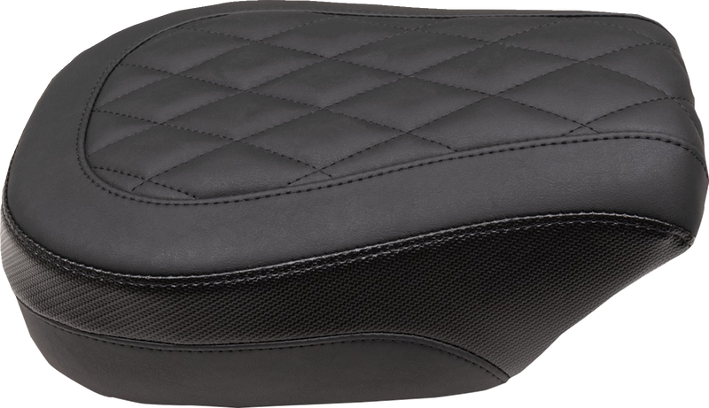 MUSTANG Solo Touring Seat - Passenger - Black - Diamond Stich - Chief '22-'23