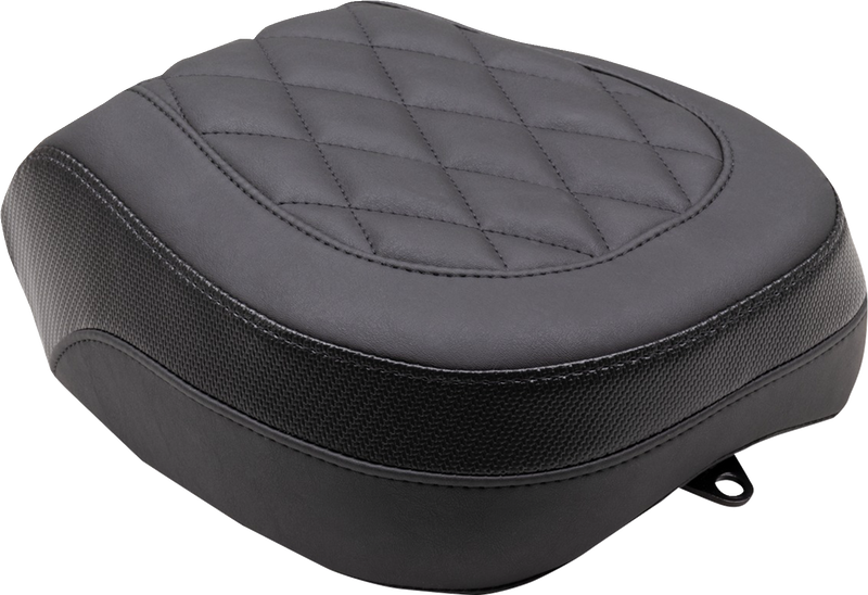 MUSTANG Recessed Passenger Seat - Black - Diamond Stitch - Chief '22-'23