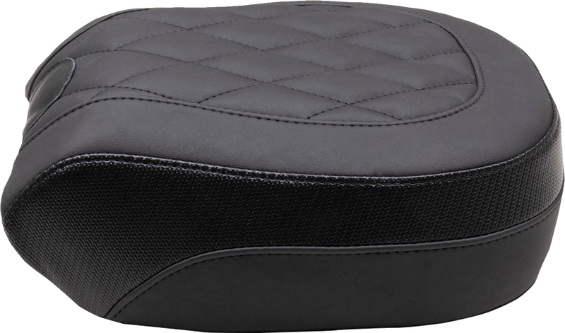 MUSTANG Recessed Passenger Seat - Black - Diamond Stitch - Chief '22-'23