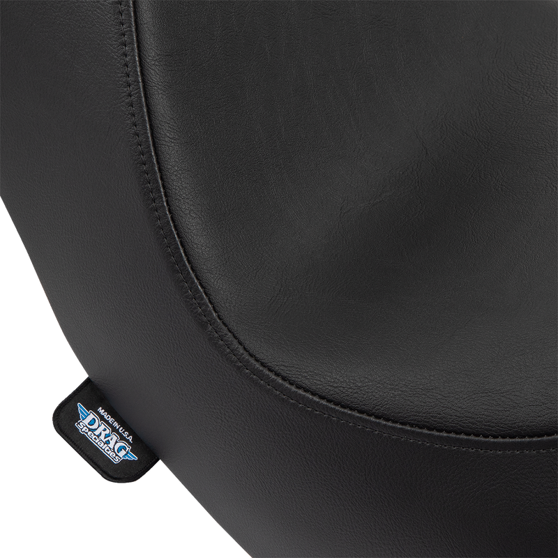 DRAG SPECIALTIES Predator III Smooth Vinyl Seat - Black - Softail '18-'23