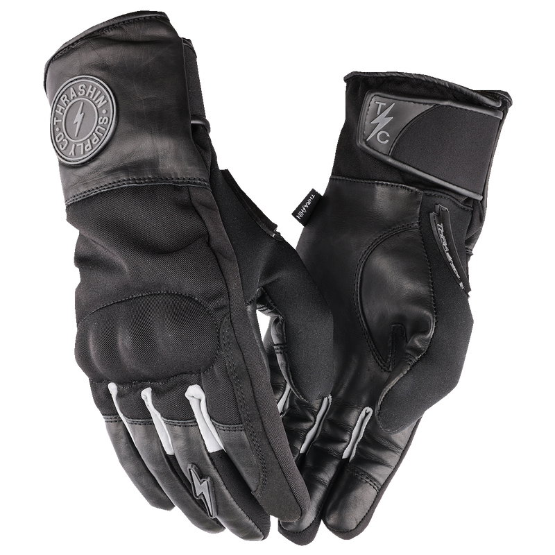 THRASHIN SUPPLY CO. Mission Waterproof Gloves - Black - 2XL