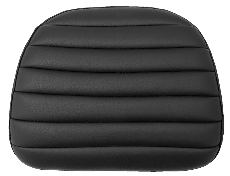 SADDLEMEN Touring Sissy Bar Pad - Black - Tuck-n-Roll - '14-'22 INDIAN