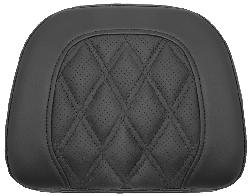 SADDLEMEN Roadsofa* Sissy Bar Pad - Black - Lattice Stitch - '14-'22 INDIAN