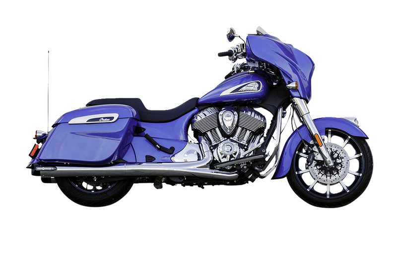 S&S CYCLE 4" Broadhead Slip-On Mufflers - Slash Cut - Chrome