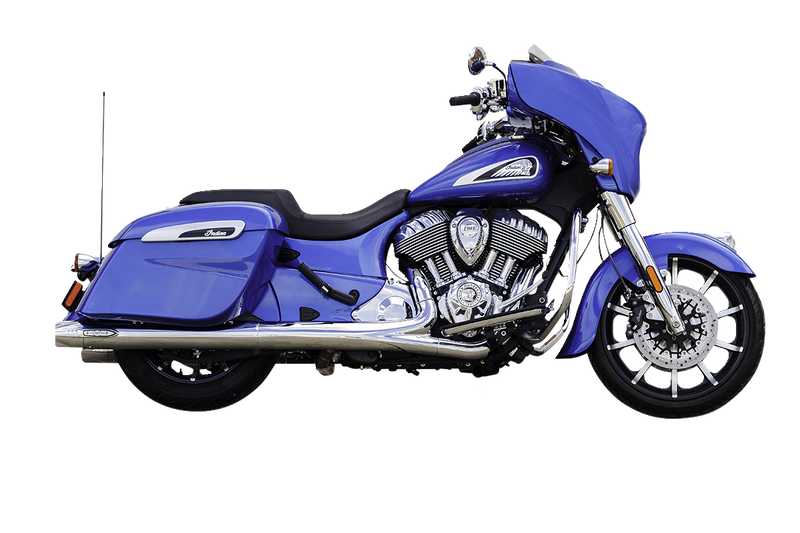 S&S CYCLE 4" Broadhead Slip-On Mufflers - Fishtail - Chrome