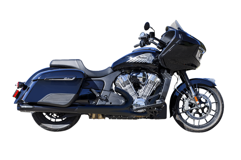 S&S CYCLE 4" Broadhead Slip-On Mufflers - Slash Cut - Black