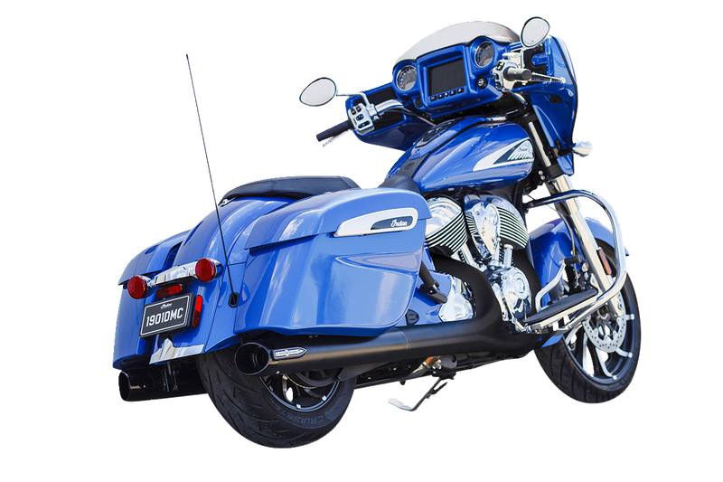 S&S CYCLE 4" Broadhead Slip-On Mufflers - Slash Cut - Black