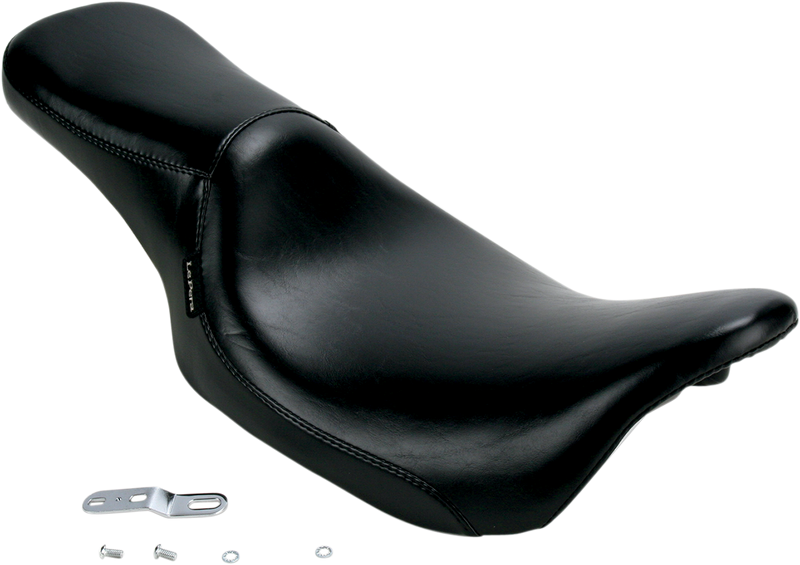 LE PERA Silhouette 2-Up Seat - Smooth - Black - Touring '08-'23