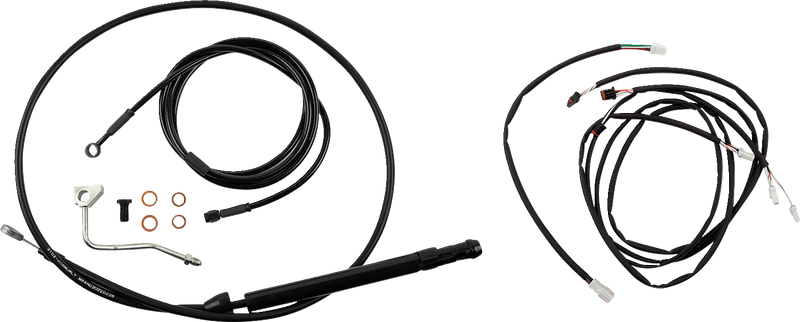 BURLY BRAND Control Kit - Gorilla Ape Hanger - 18" - Black