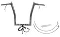 FAT BAGGERS INC. EZ Install Wired 1-1/2" Pointed Top Handlebar Kit - 16" - Chrome 801316