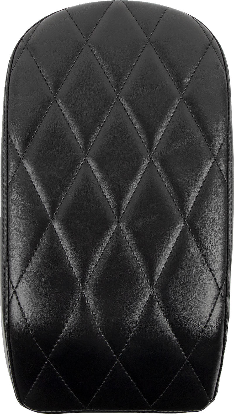 LE PERA Bare Bones Pillion Pad - Diamond - Black - Softail '18-'23