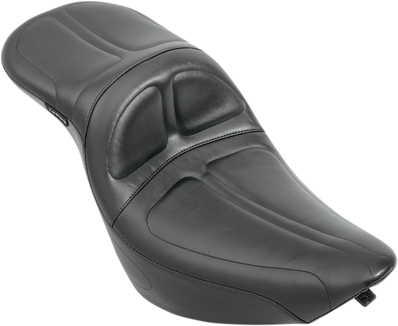 LE PERA Maverick Daddy Long Legs Seat - Black - Stitched -  Touring '97-'01