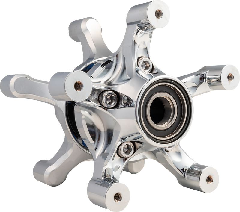 ARLEN NESS Spider Wheel Hub - Dual Disc - Front - Chrome