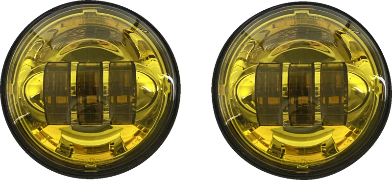 CUSTOM DYNAMICS 4-1/2" Led Passing Lamps - Yellow
