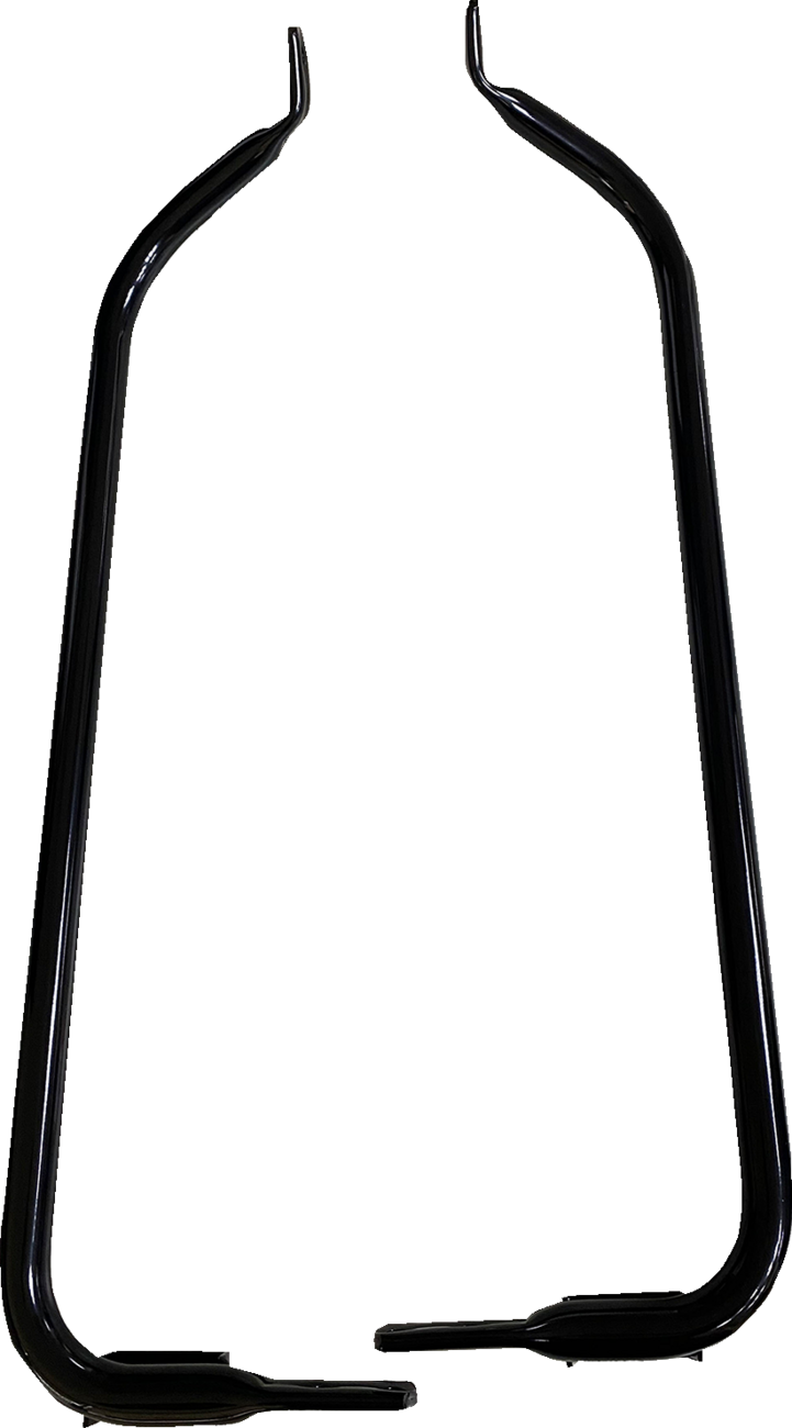 DRAG SPECIALTIES  Black Saddlebag Support Brackets - FL '04-'08