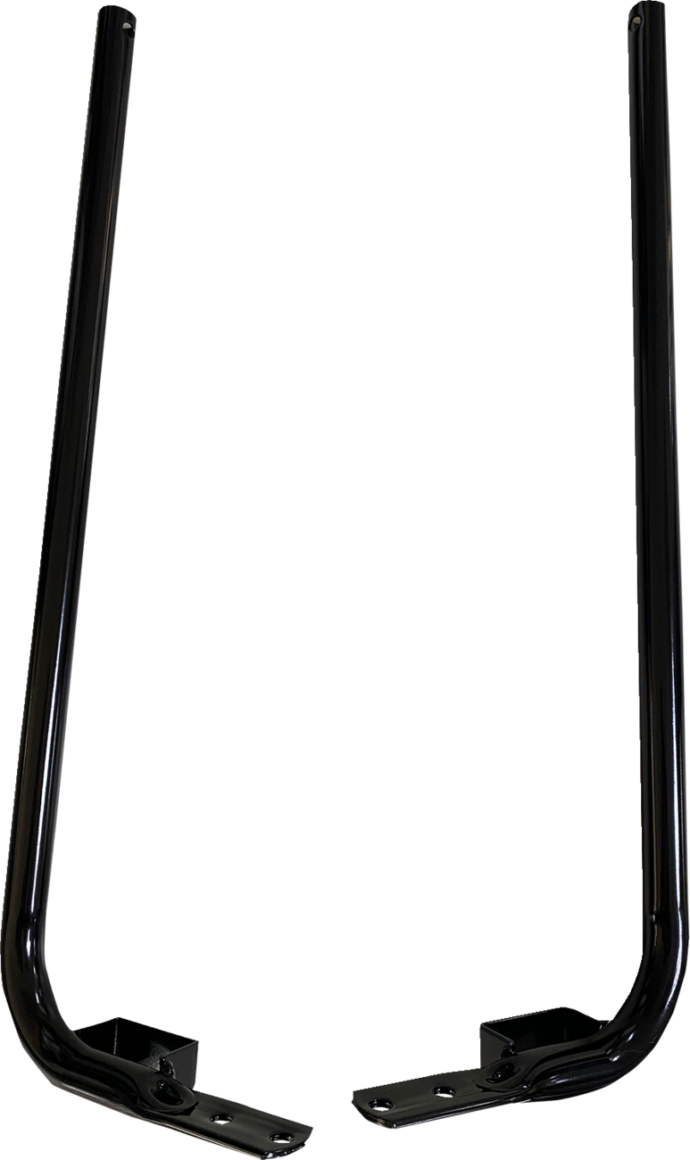 DRAG SPECIALTIES Black Saddlebag Support Brackets - FL '97-'08