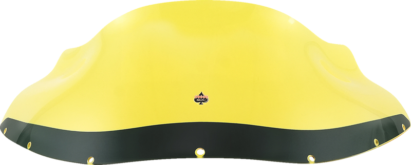 KLOCK WERKS Ice Flare® Windshield - 9" - Yellow Ice - FXRP Fairing KWW-02-0609