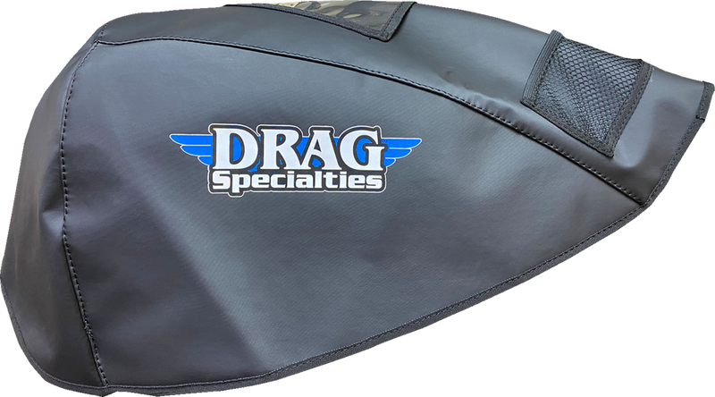 DRAG SPECIALTIES Vinyl Protective Fuel Tank Service Cover - Black