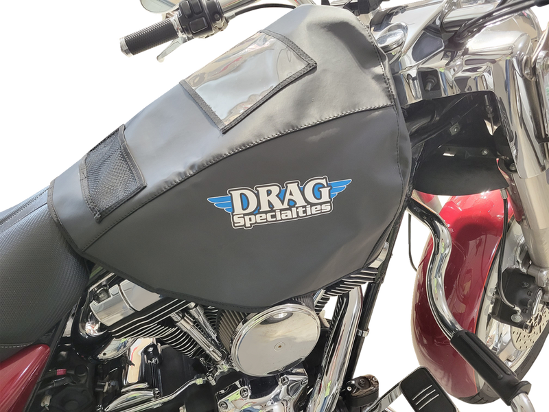 DRAG SPECIALTIES Vinyl Protective Fuel Tank Service Cover - Black