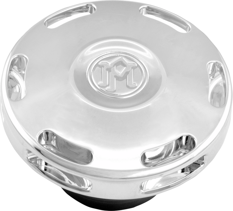 PERFORMANCE MACHINE (PM) Gas Cap - Apex - Chrome - '96-'23
