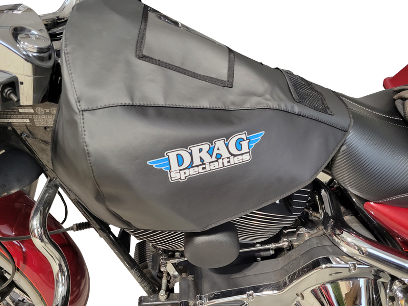 DRAG SPECIALTIES Vinyl Protective Fuel Tank Service Cover - Black