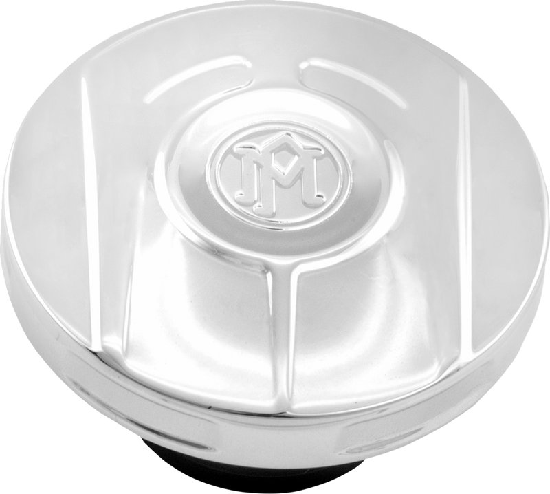 PERFORMANCE MACHINE (PM) Gas Cap - Scallop - Chrome - '96-'23