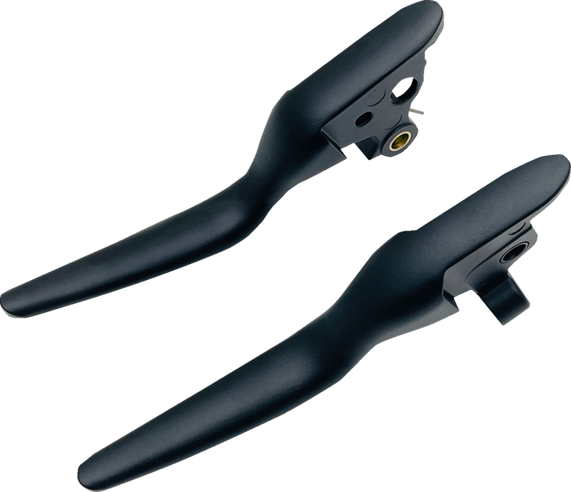 DRAG SPECIALTIES LSR Style Wide Blade Brake / Clutch Lever Set - Black