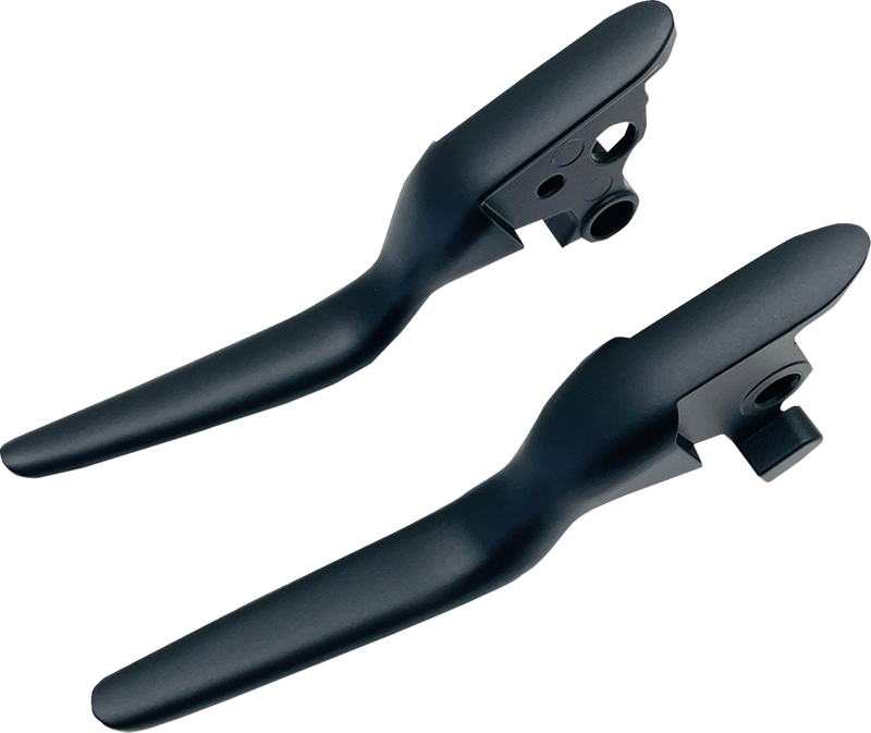 DRAG SPECIALTIES LSR Style Wide Blade Brake / Clutch Lever Set - Black