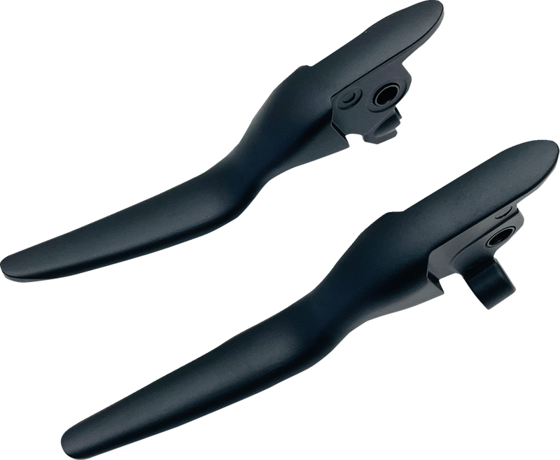DRAG SPECIALTIES LSR Style Wide Blade Brake / Clutch Lever Set - Black
