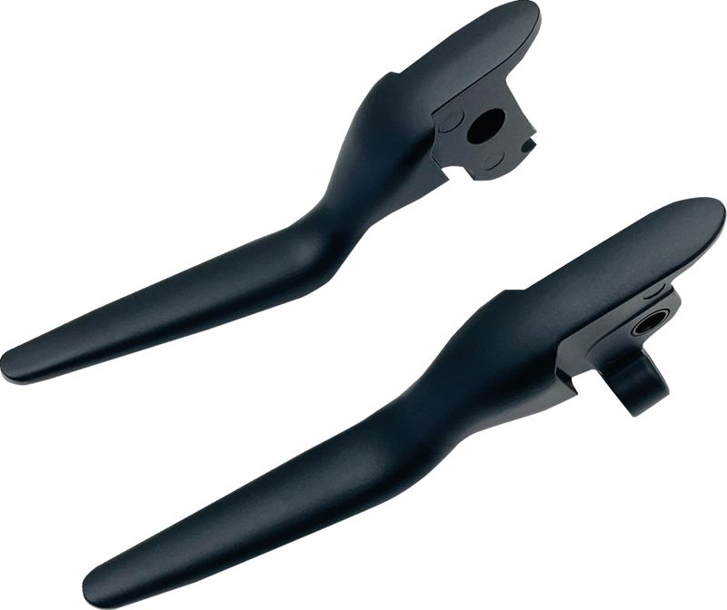 DRAG SPECIALTIES LSR Style Wide Blade Brake / Clutch Lever Set - Black