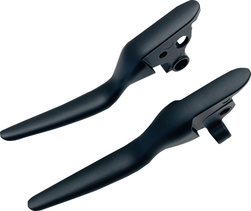 DRAG SPECIALTIES LSR Style Wide Blade Brake / Clutch Lever Set - Black