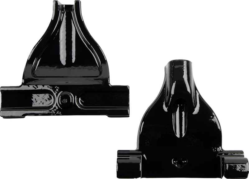 DRAG SPECIALTIES Passenger Floorboard Mount - Gloss Black - FL/FX '18-'23