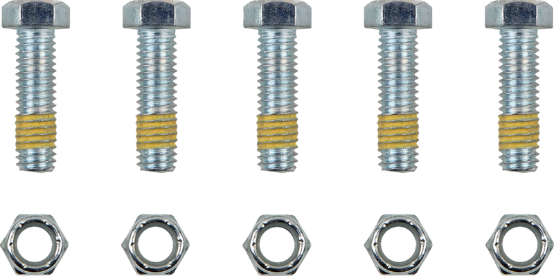 DRAG SPECIALTIES Rear Pulley Hex Bolt with Nut Hardware Kit - 7/16"-14 x 1-1/2"