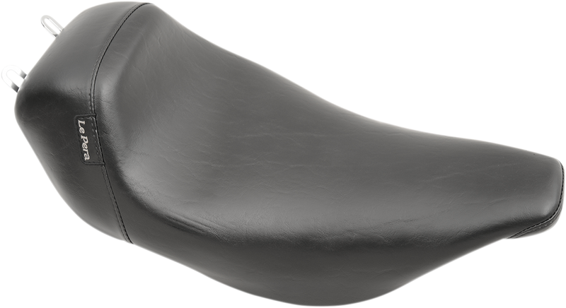 LE PERA Bare Bones Solo Seat - Smooth - Black - Touring '97-'01