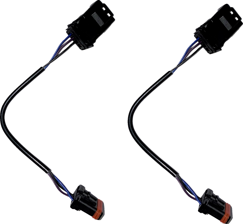 CUSTOM DYNAMICS Front Turn Signal Extension Harness - JAE - 4"