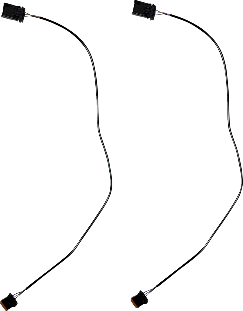 CUSTOM DYNAMICS Front Turn Signal Extension Harness - JAE - 15"