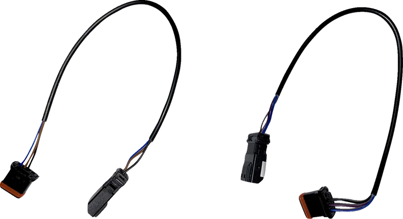 CUSTOM DYNAMICS Front Turn Signal Extension Harness - JAE - 8"