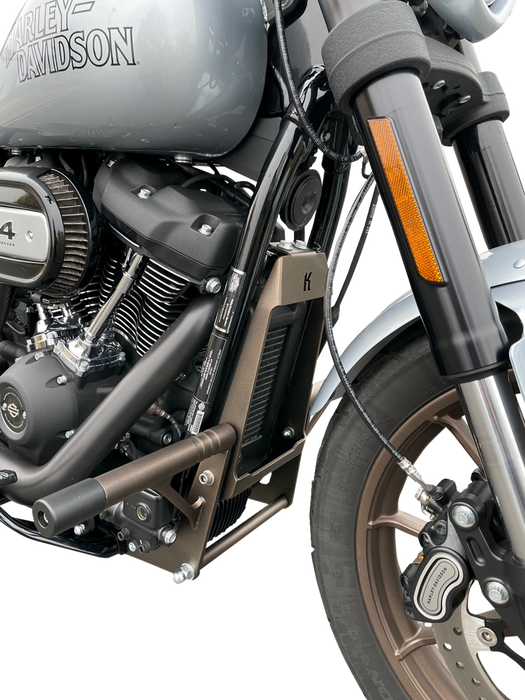 KODLIN USA ENGINE GUARD FRONT BRONZE - SOFTAIL