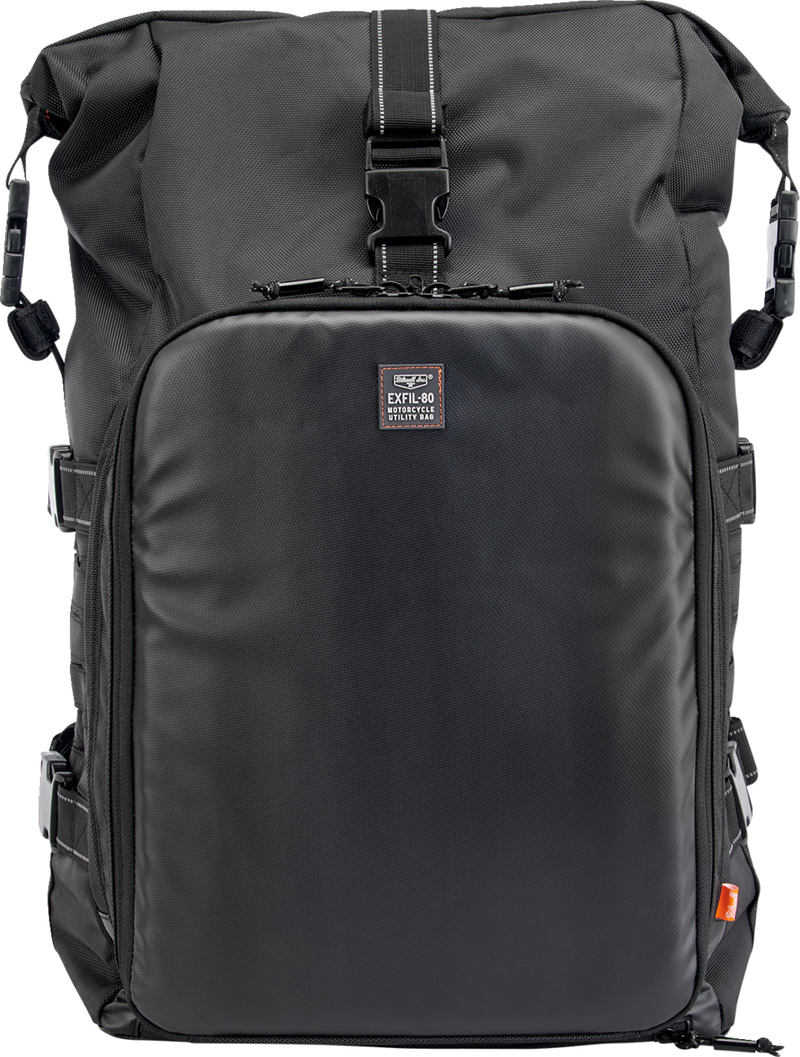 BILTWELL EXFIL-80 Motorcycle Bag - Gen 2 - Black