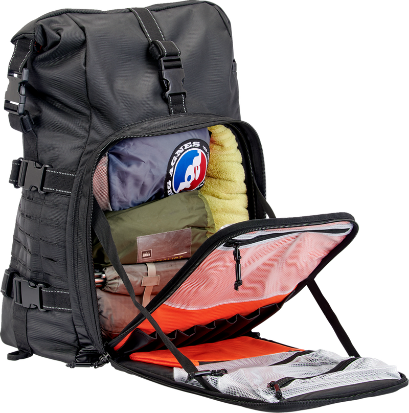 BILTWELL EXFIL-80 Motorcycle Bag - Gen 2 - Black