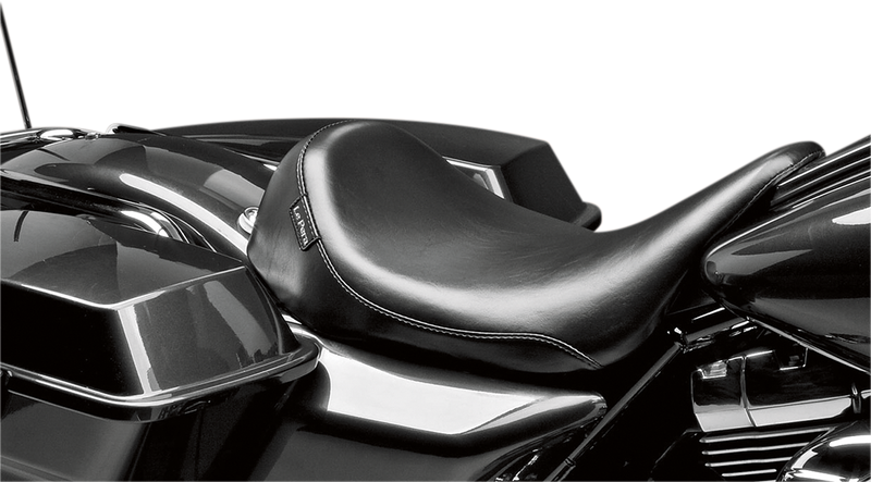 LE PERA Silhouette Solo Seat - Smooth - Black - Touring '08-'23