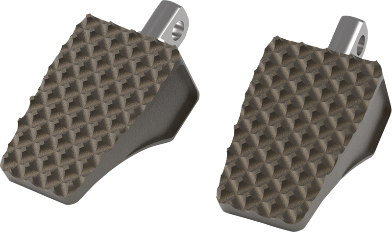 LA CHOPPERS COUNTY LINE BILLET FOOTPEGS - (MALE MOUNT)- BRONZE