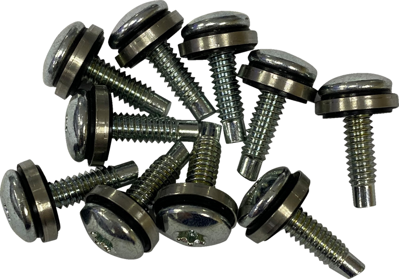 DRAG SPECIALTIES Mounting Kit - Fuel Pump Top Plate - Torx - Button-Head with Seal Washer - 1/2" - 10 Pack