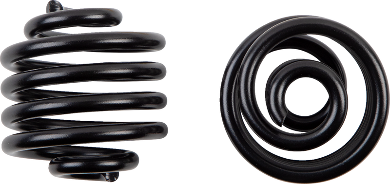 DRAG SPECIALTIES Solo Seat Spring Set - Gloss Black - 2"