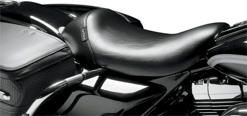 LE PERA Bare Bones Solo Seat - Smooth - Black - Touring '97-'01